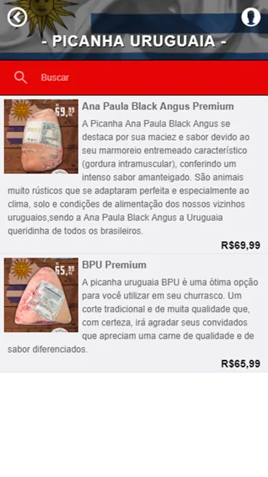 Ảnh chụp màn hình của Picanha +