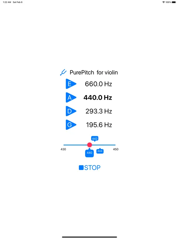 Скриншоты Pure Pitch for Violin1 iPad 