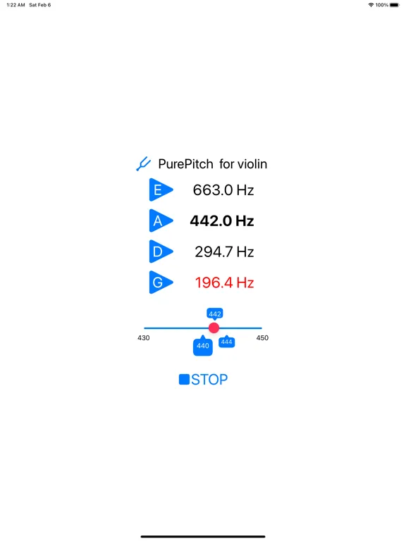 Скриншоты Pure Pitch for Violin1 iPad 