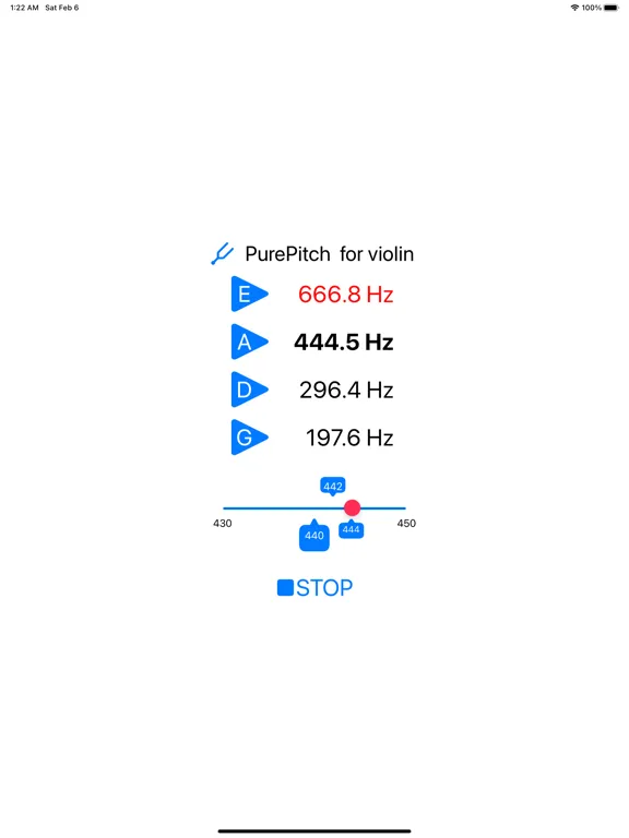 Скриншоты Pure Pitch for Violin1 iPad 