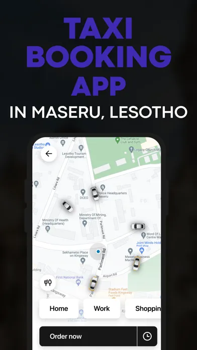 PickMeUp Cab Lesotho Ekran Görüntüleri