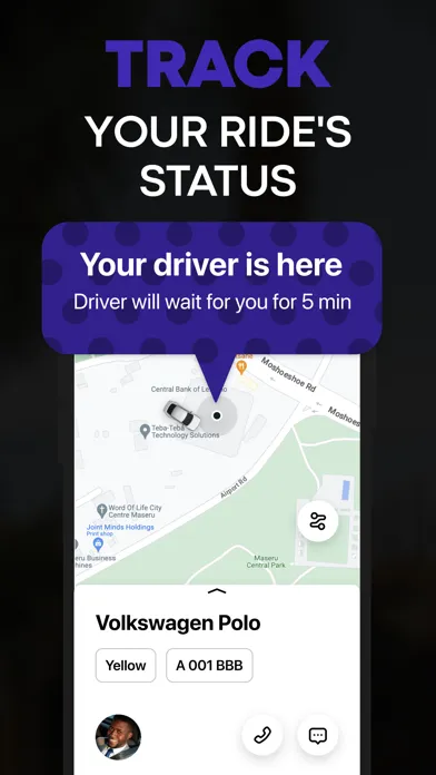 PickMeUp Cab Lesotho Ekran Görüntüleri