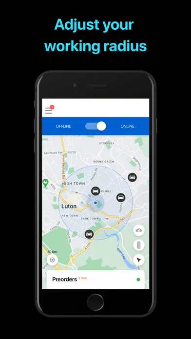 ภาพหน้าจอของ Pickup Driver App