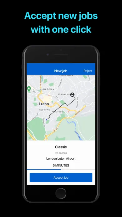 ภาพหน้าจอของ Pickup Driver App