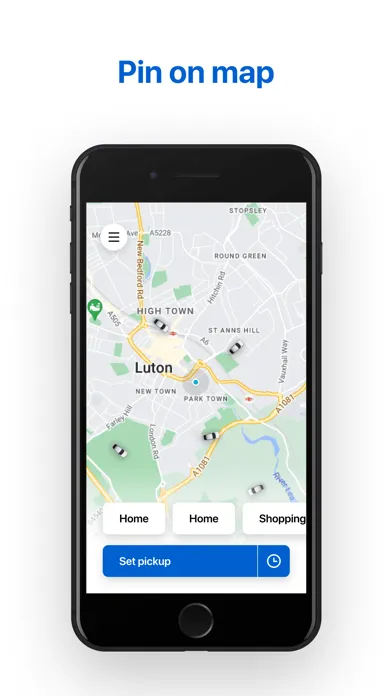Tangkapan skrin Pickup: Cab App, UK