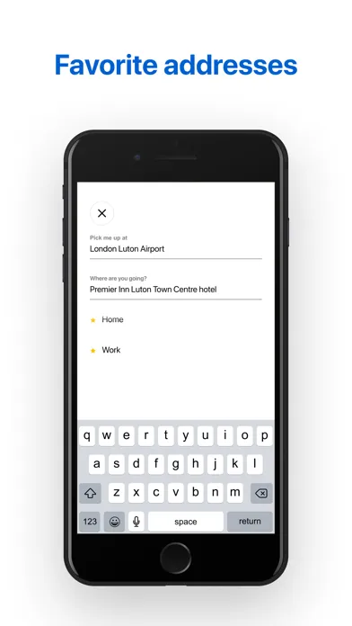 Tangkapan skrin Pickup: Cab App, UK