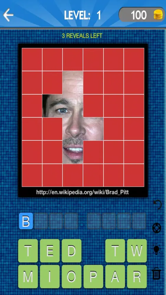 Captures d'écran de Pic-Quiz Celebrities: Guess the Pics and Photos of Popular Celebs in this Hollywood Puzzle