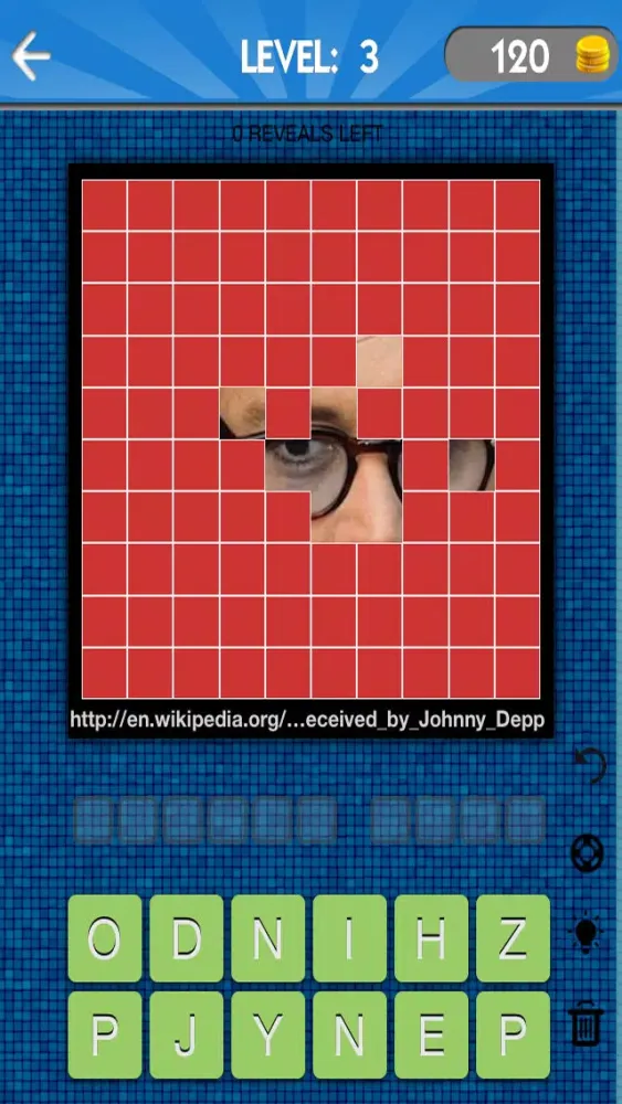 Captures d'écran de Pic-Quiz Celebrities: Guess the Pics and Photos of Popular Celebs in this Hollywood Puzzle