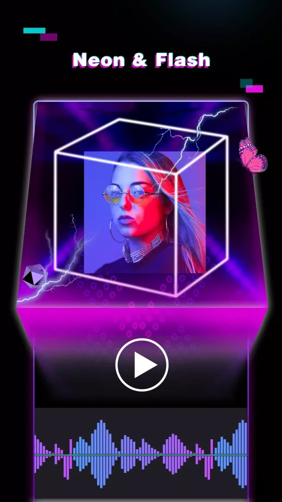 Picslip Photo Editor: Neon Lin Screenshots