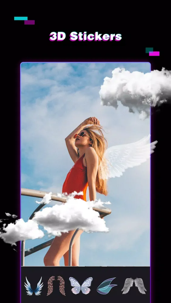 Picslip Photo Editor: Neon Lin Screenshots