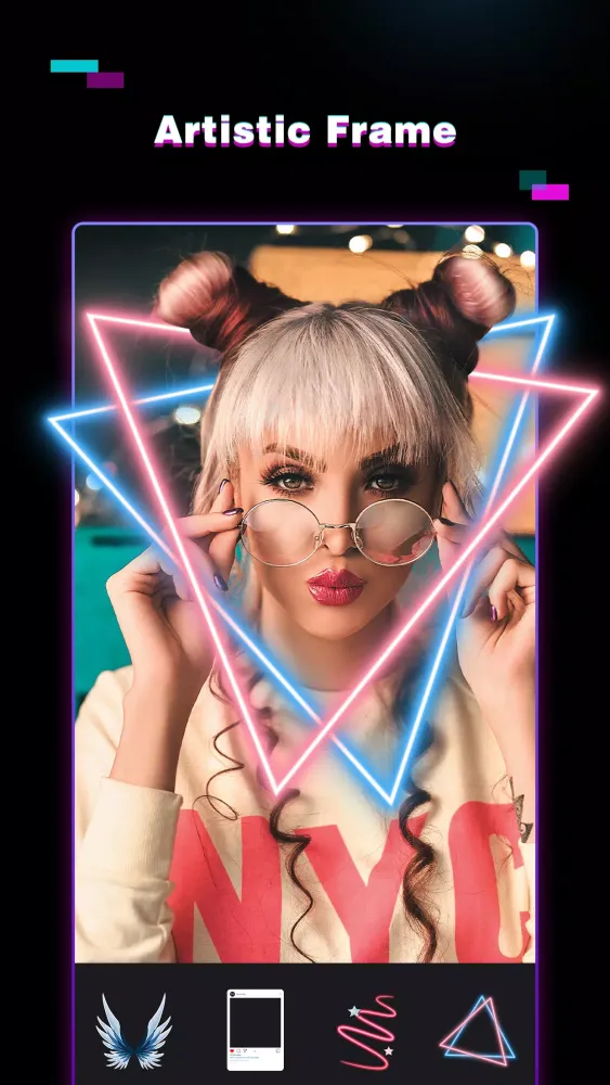 Picslip Photo Editor: Neon Lin Screenshots