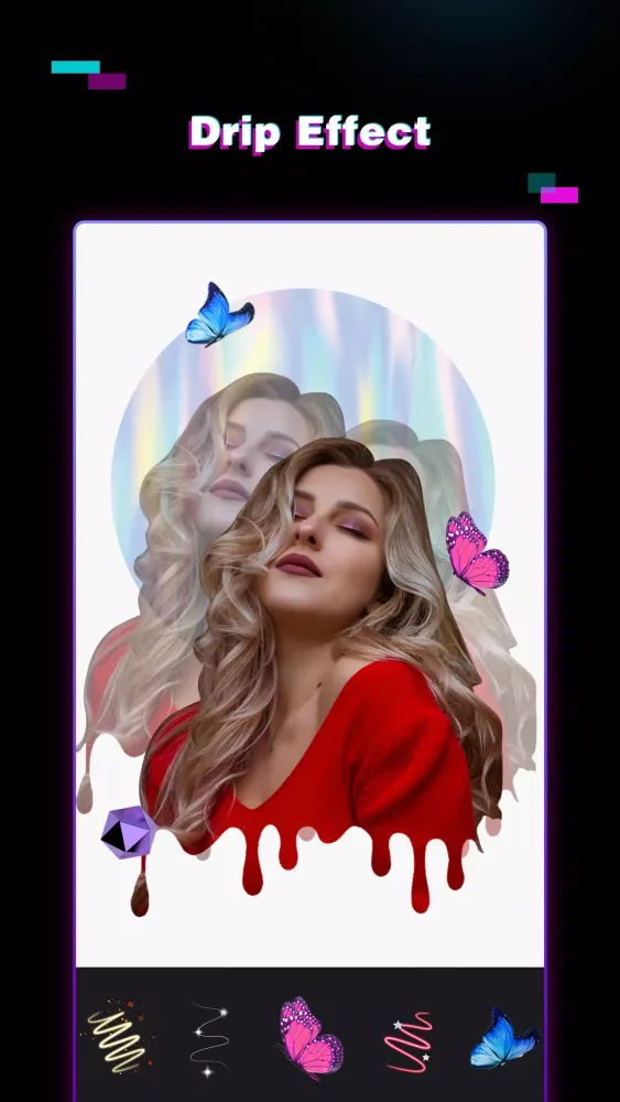 Picslip Photo Editor: Neon Lin Screenshots