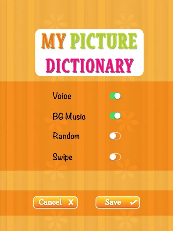 Kids PictureDictionary-English iPad  स्क्रीनशॉट