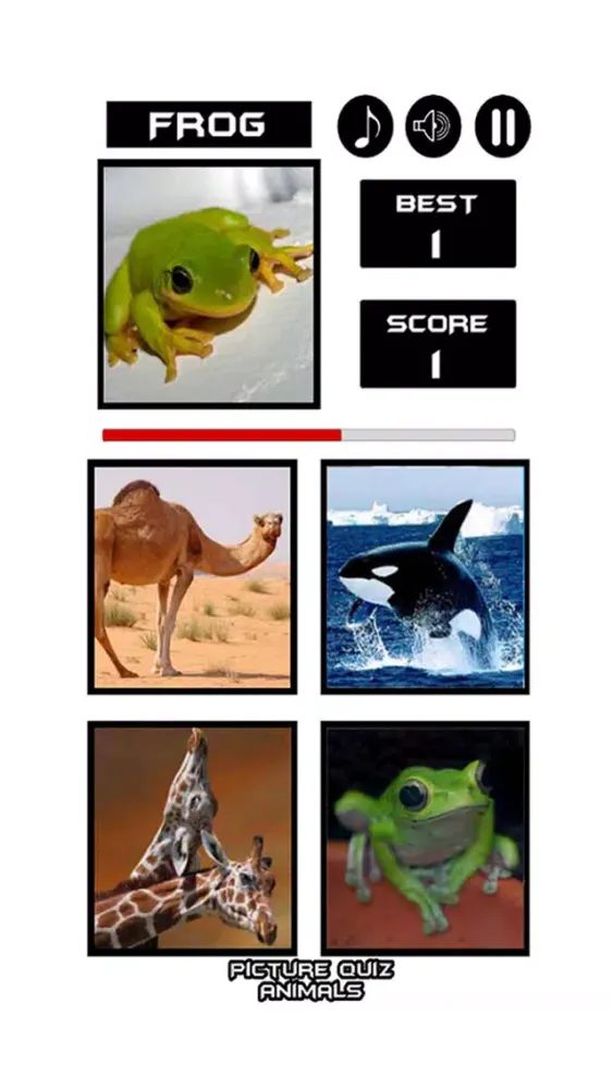 Captures d'écran de Picture Quiz Animals - Free funMind Teaser game