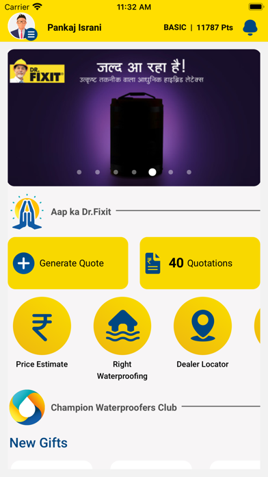 Zrzuty ekranu Dr. Fixit Contractor App