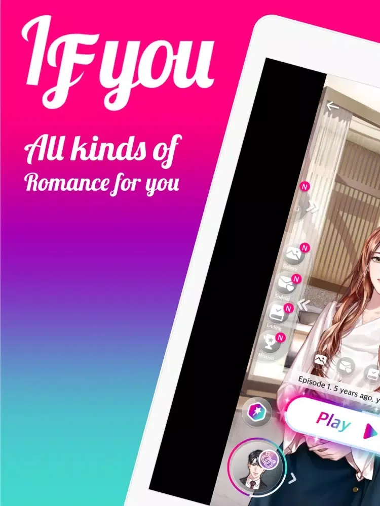 IFyou:episodes-love stories iPad  Screenshots