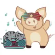 New year with Piggy - Stickers New year with Piggy - Stickers