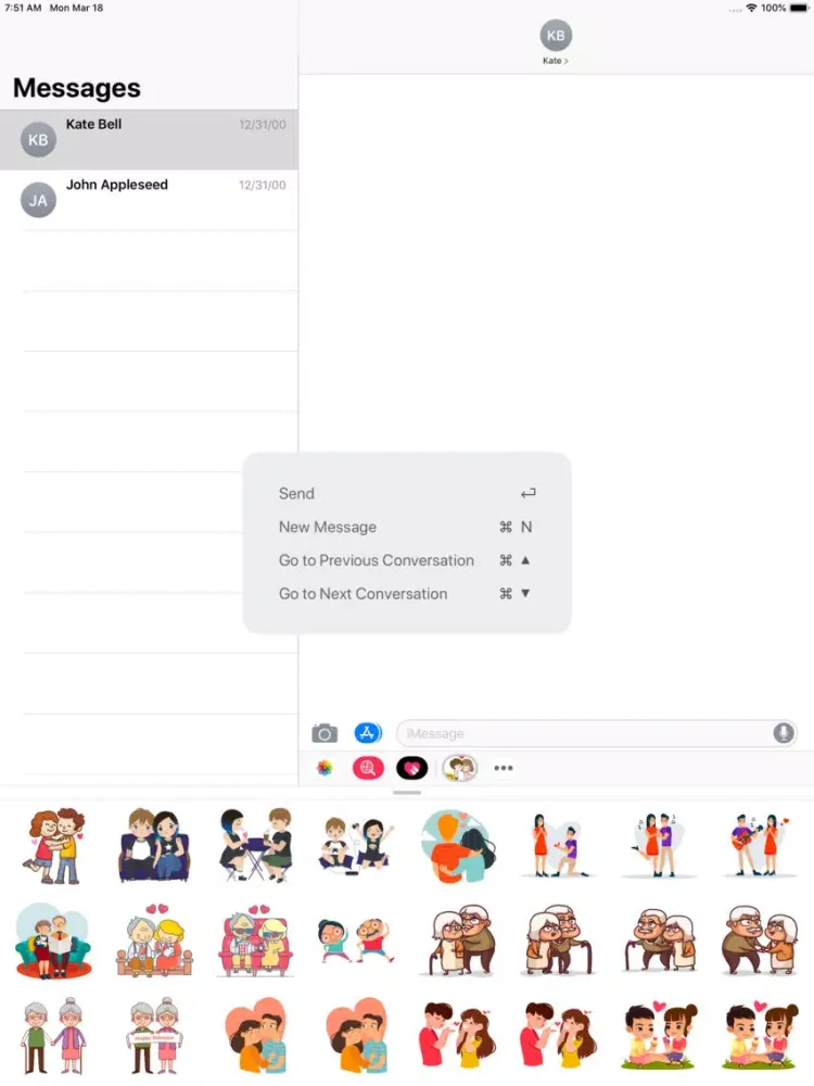 Скриншоты Cutie Girl Stickers iPad 