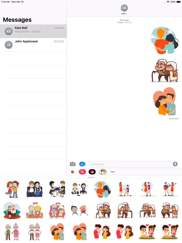 Скриншоты Cutie Girl Stickers iPad 