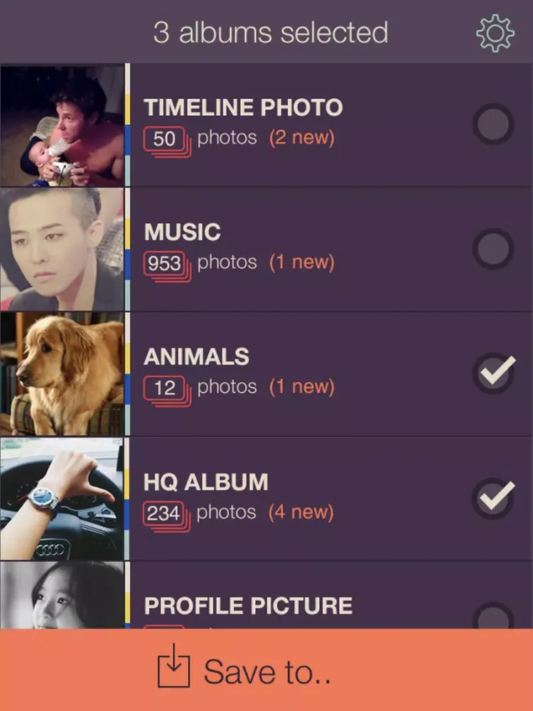 PikUp Pro - Backup Social Photo iPad 應用截圖