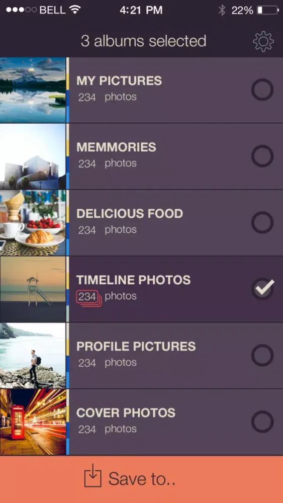 PikUp Pro - Backup Social Photo應用截圖
