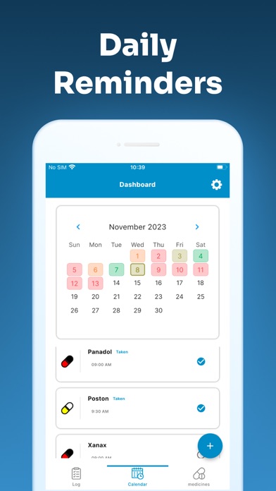 Tangkapan skrin Pill Reminder l Med Tracker