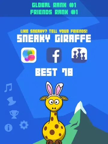 Sneaky Giraffe - The Endless Fun & Cute Reflex Twitch Adventure iPad  سکرین شاٹس