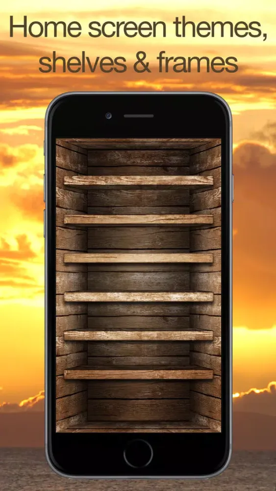 Tangkapan layar Pimp Your 6 & 6 Plus - HD Backgrounds, Lock Screens, Frames, Shelves, Wallpaper for iPhone