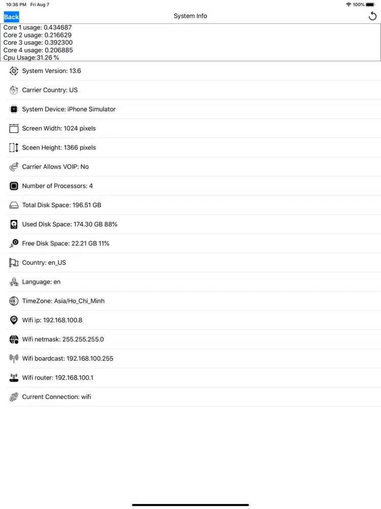 Network Tools & Utilities PRO iPad  スクリーンショット