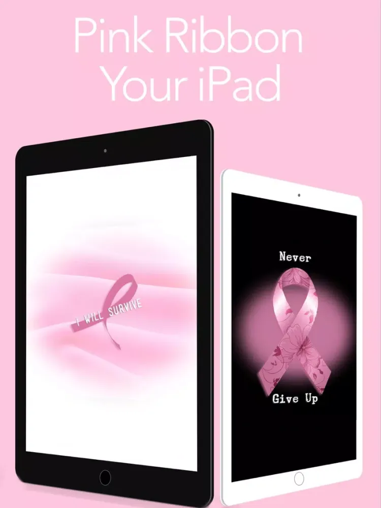 تصاویر Pink Ribbon Wallpaper! iPad 