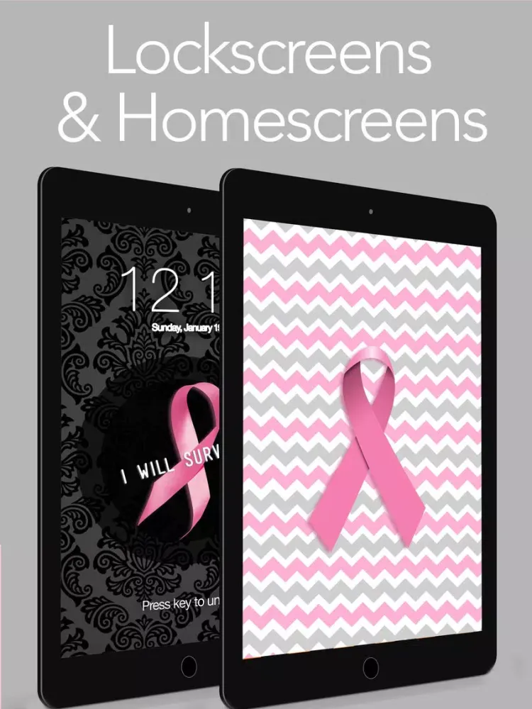 تصاویر Pink Ribbon Wallpaper! iPad 