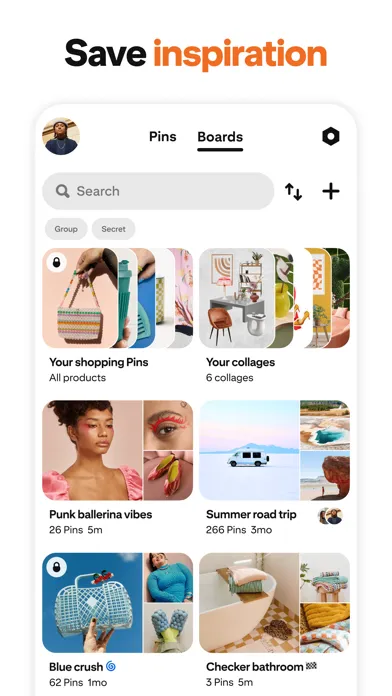 Pinterest应用截图
