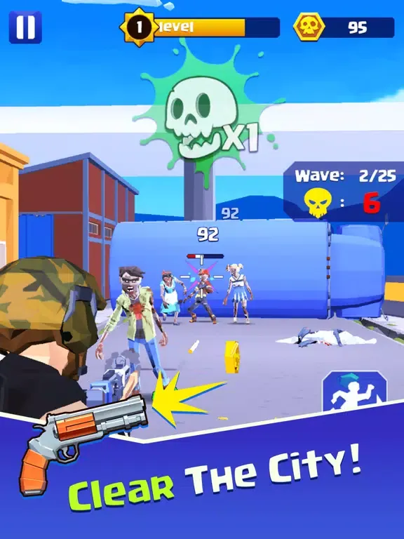 Zombie Shooter Pioneer iPad  سکرین شاٹس