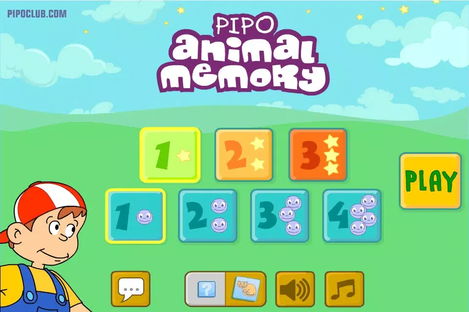 Pipo Animal Memory 스크린샷
