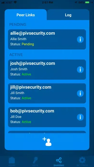 PIV Password スクリーンショット