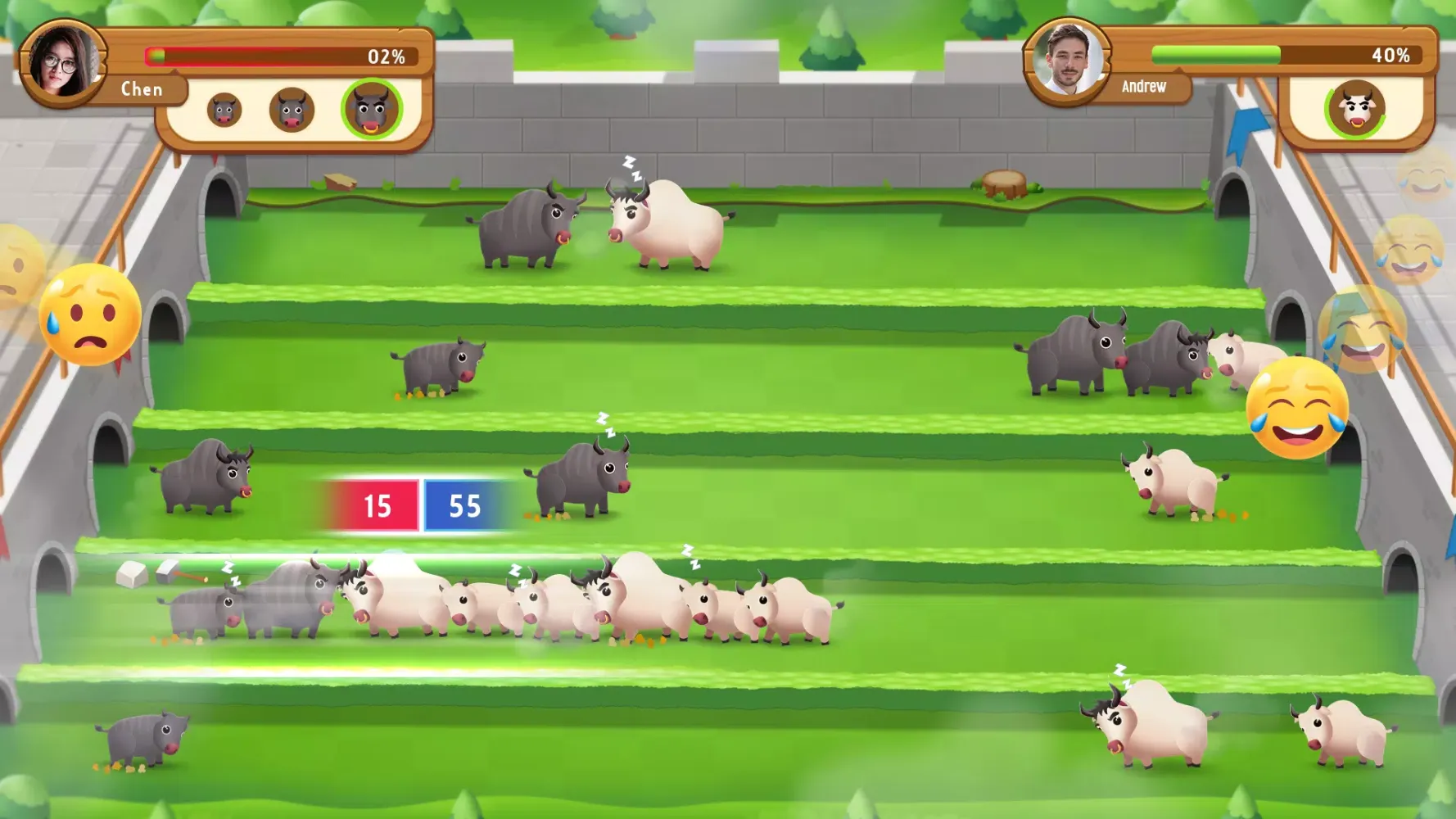 Captures d'écran de Bull Fight