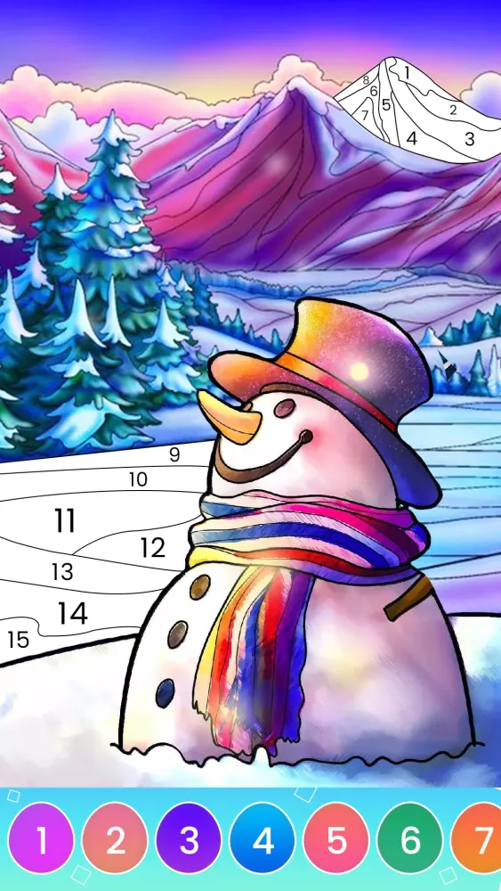Скриншоты Color by Number Coloring Games