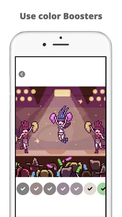 Pixel by number Color art game スクリーンショット