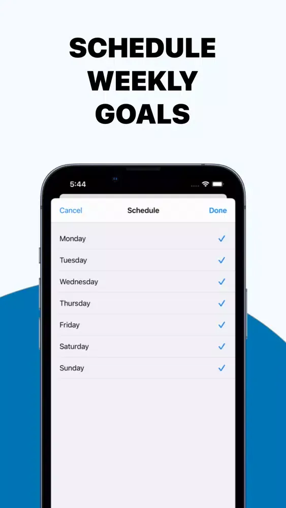 Zrzuty ekranu Habits of Health Tracker