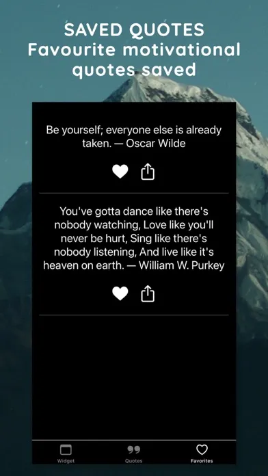 تصاویر Motivational quotes - widget