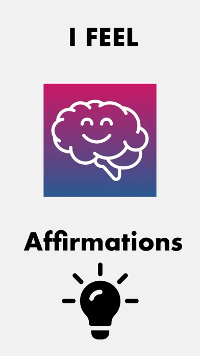 Tangkapan skrin Manifest Affirmations : I Feel