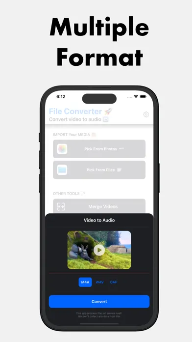 Tangkapan layar Video to Audio MP3 Converter