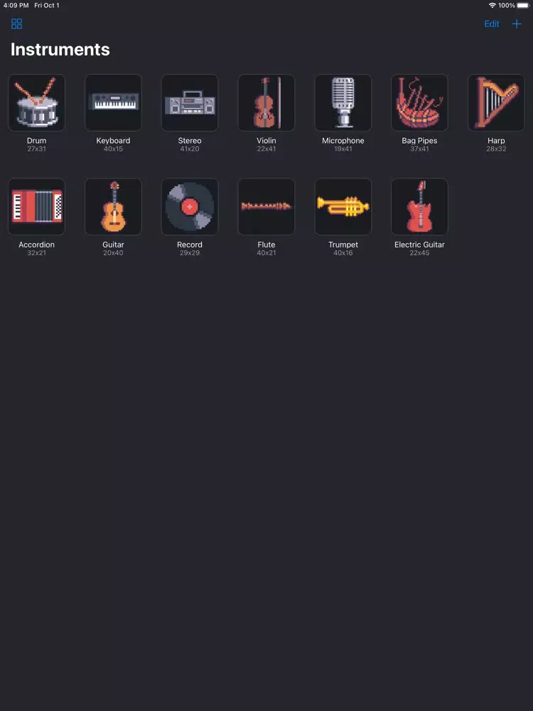 Captures d'écran de Pixel art editor - Pixelate iPad 