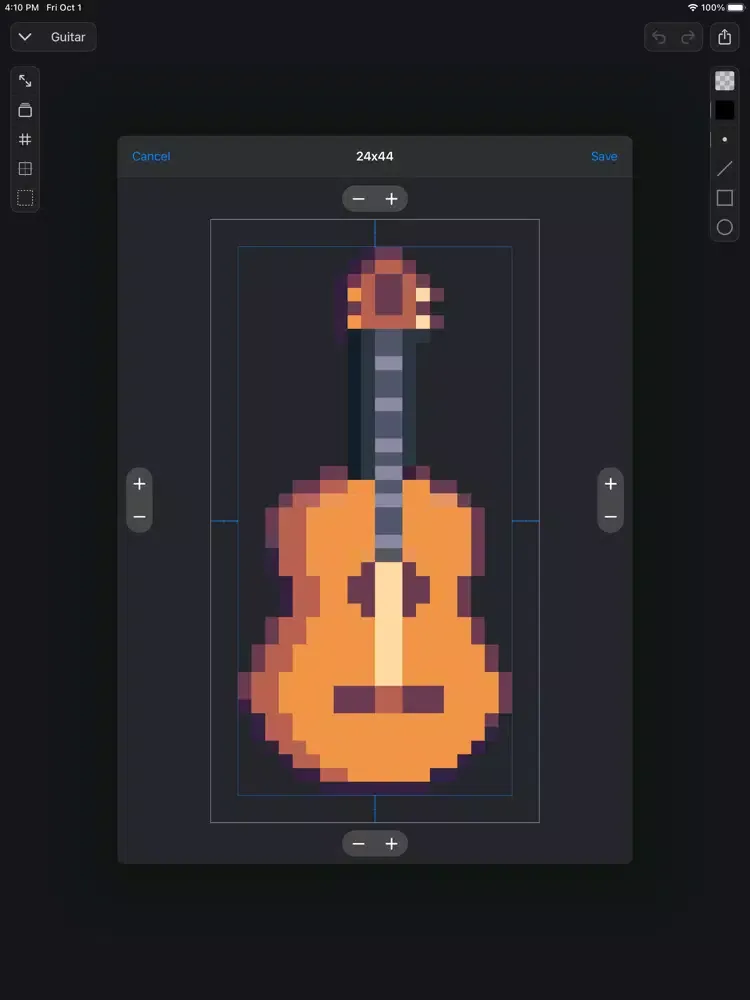Captures d'écran de Pixel art editor - Pixelate iPad 