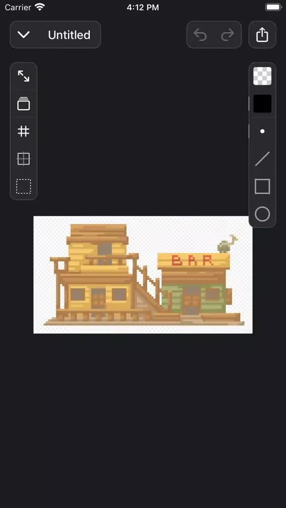 Captures d'écran de Pixel art editor - Pixelate