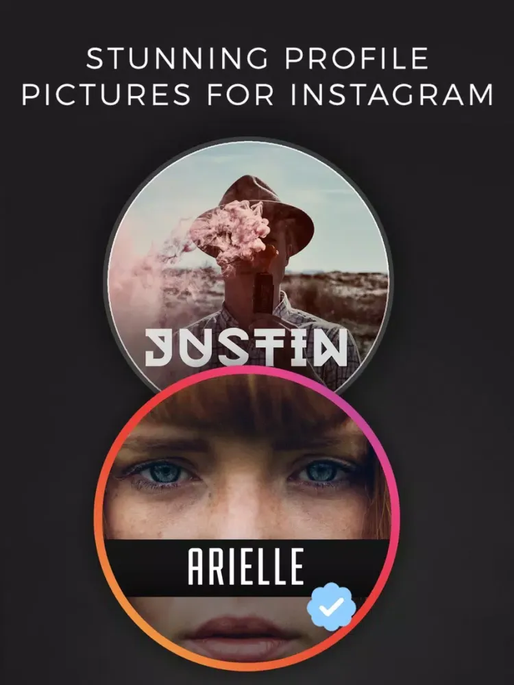 Profile Picture Maker for Instagram iPad 应用截图