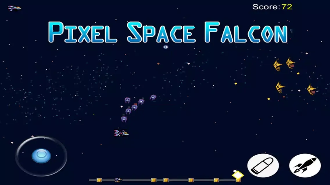 Captures d'écran de Pixel Space Falcon - Free Spaceship Shooting short Game