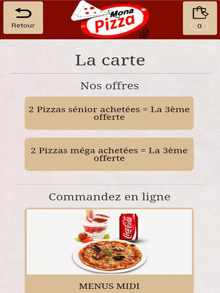 Zrzuty ekranu Pizza Mona iPad 