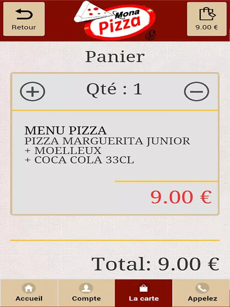 Zrzuty ekranu Pizza Mona iPad 