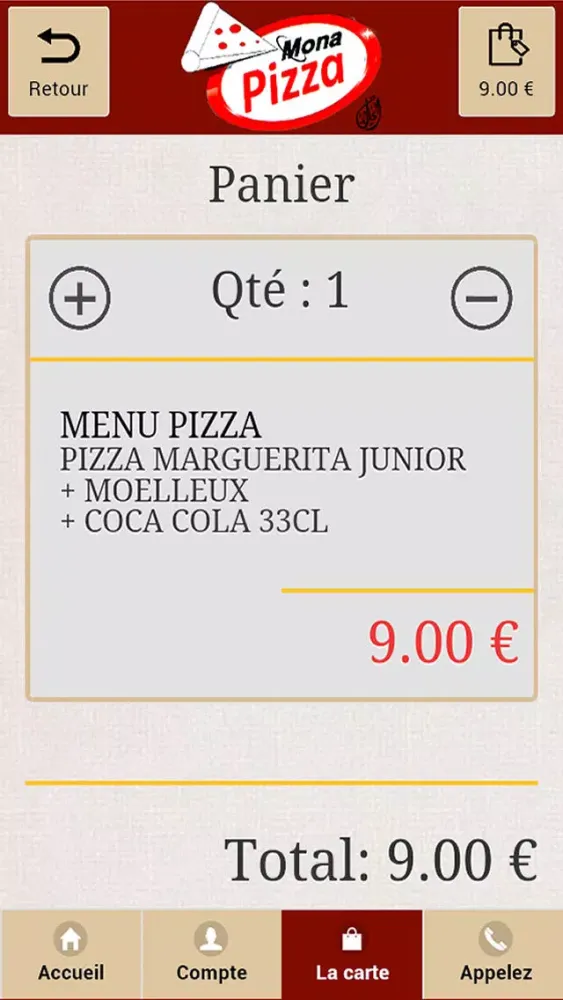Zrzuty ekranu Pizza Mona